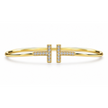 Parallel Bar Diamond Bangle - product view