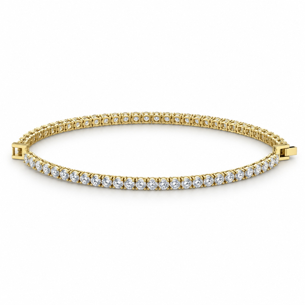 Classic Diamond Tennis Bracelet - angled product view