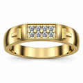 H-Motif Pave Diamond Band - product view