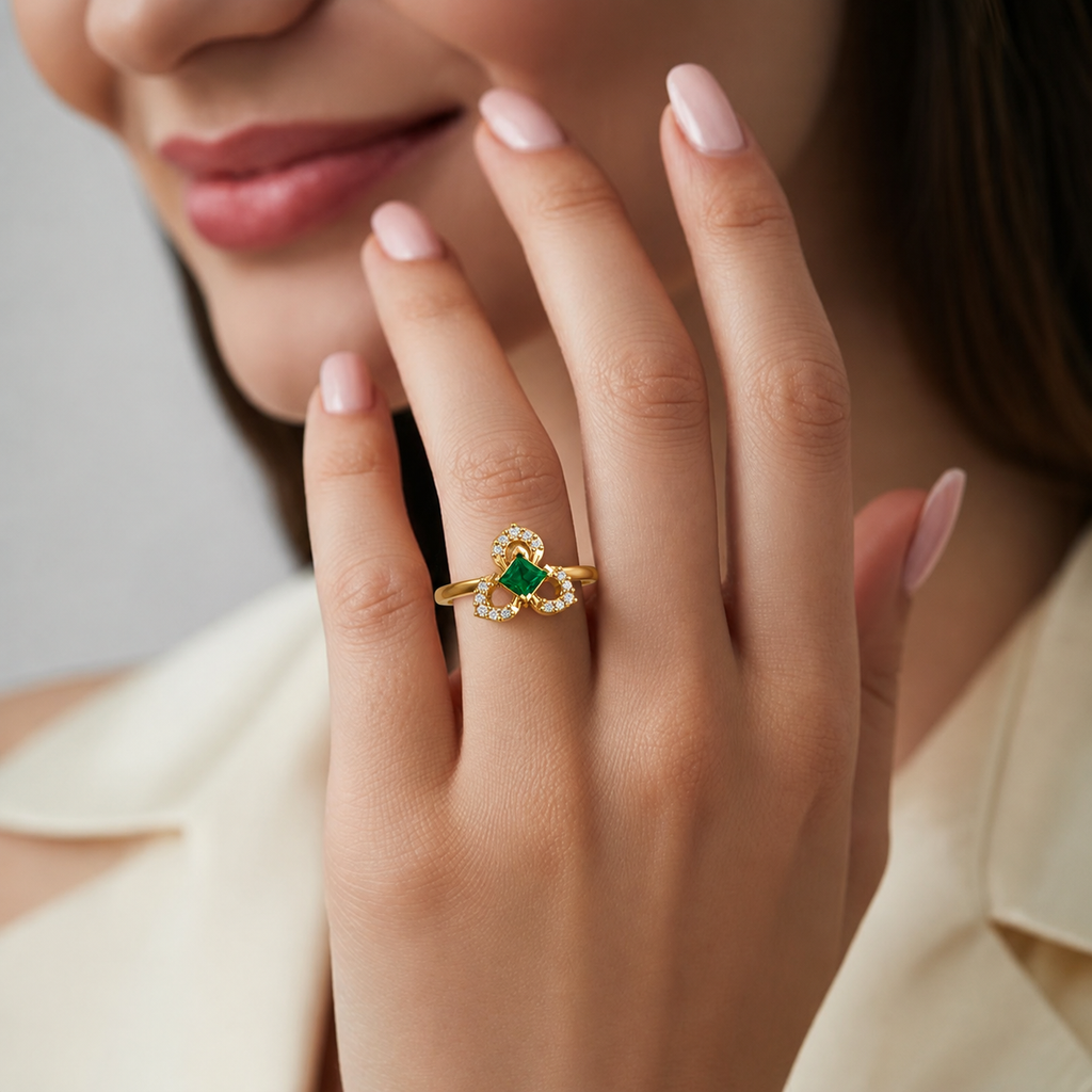 Verdant Tiara Stone Ring - view 2