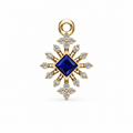 Midnight Blue Starburst Pendant - view 1