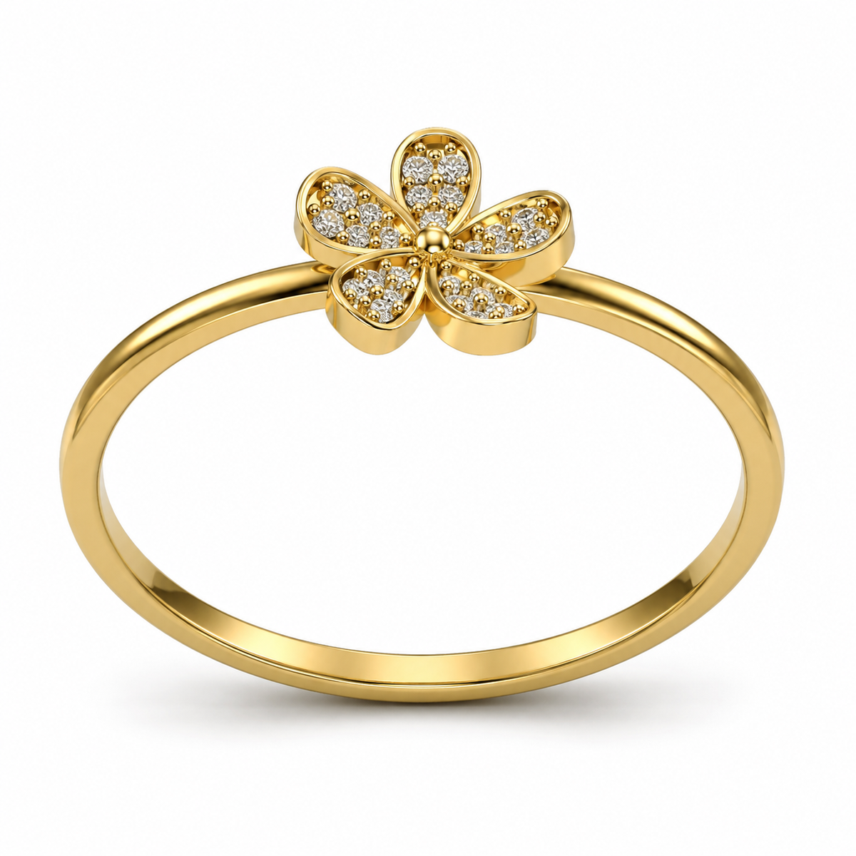 Petite Five-Petal Flower Ring - 2.png