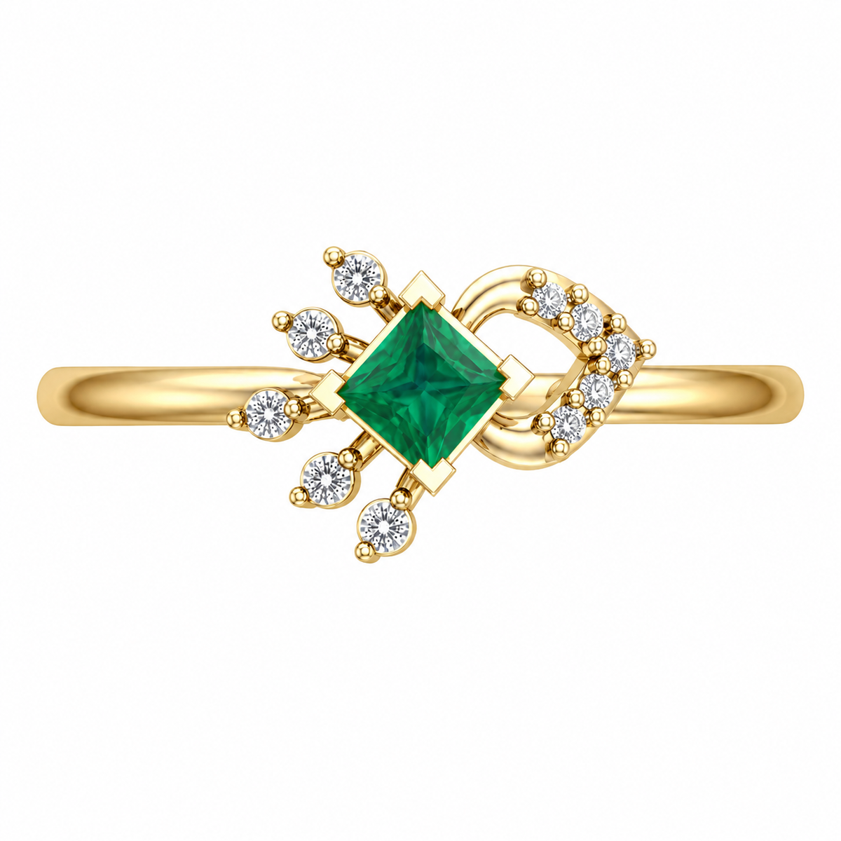 Verdant Infinity Stone Ring - view 2