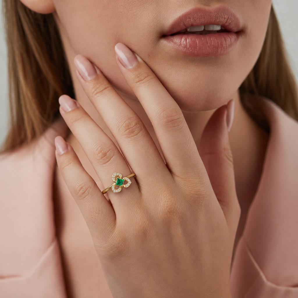 Verdant Tiara Stone Ring - view 3
