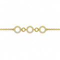 Triple Circle Pave Diamond Bracelet - product view