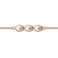 Oval Bloom Diamond Station Bracelet - product view