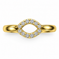 Marquise Halo Diamond Ring - product view