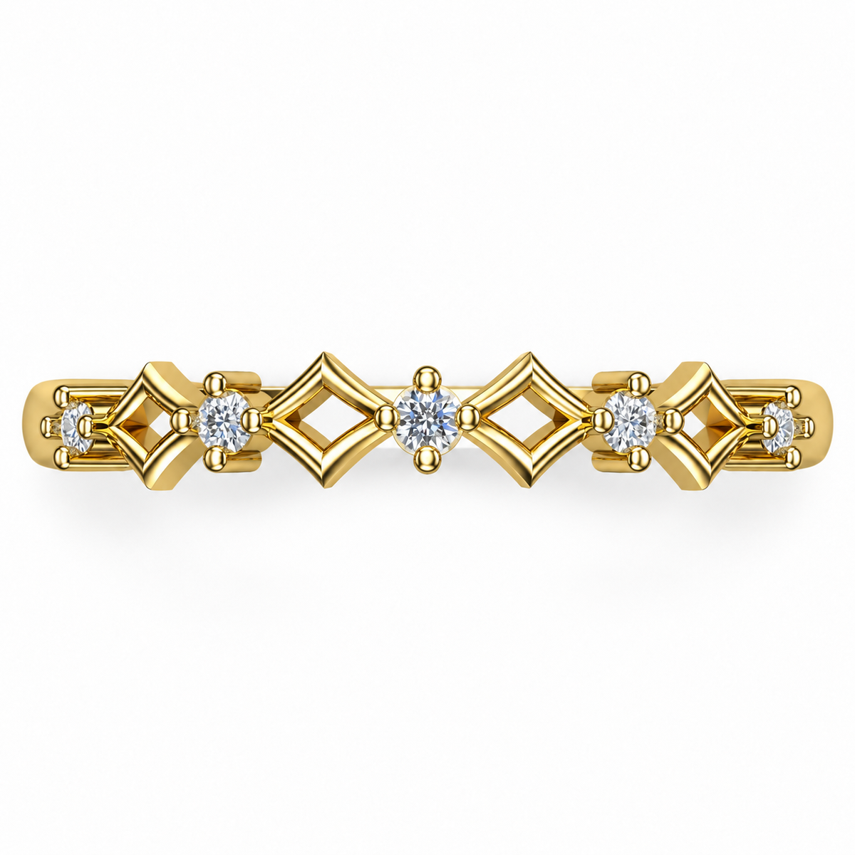 Geometric Diamond Station Band - product view