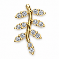 Diamond Leaf Branch Pendant - product view