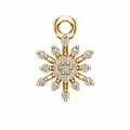 Radiant Snowflake Diamond Pendant - view 3