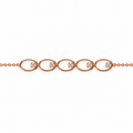 Oval Orbit Diamond Bracelet - product view