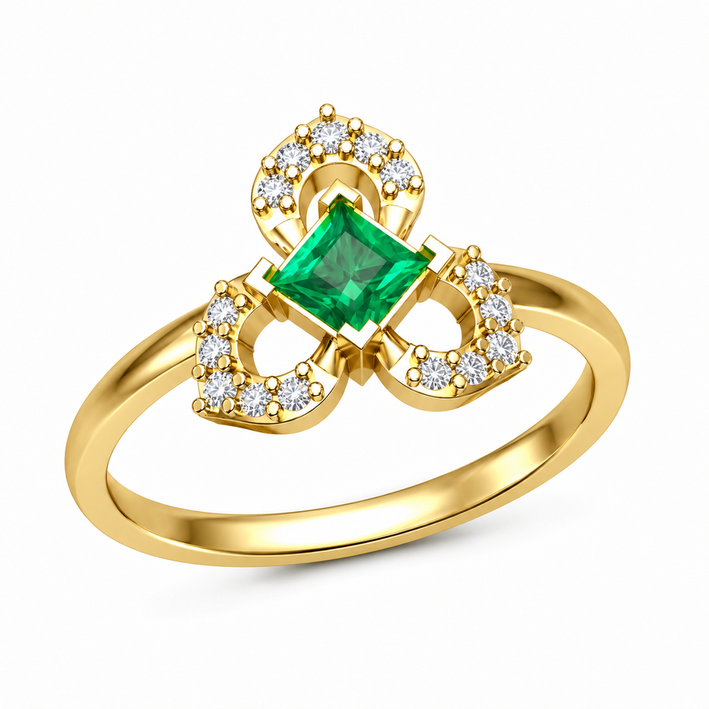 Verdant Tiara Stone Ring - view 4