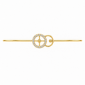 Celestial Orbit Diamond Gold Bangle - product view