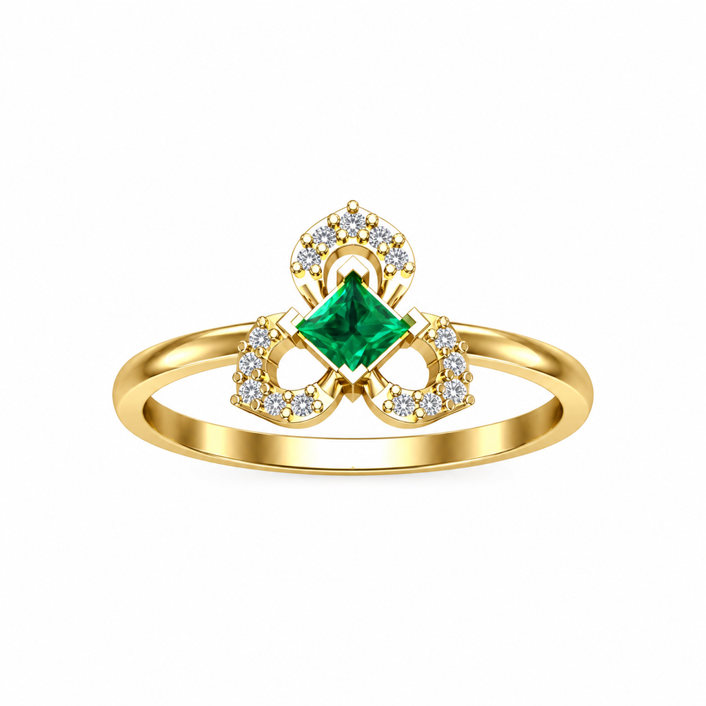Verdant Tiara Stone Ring - view 1