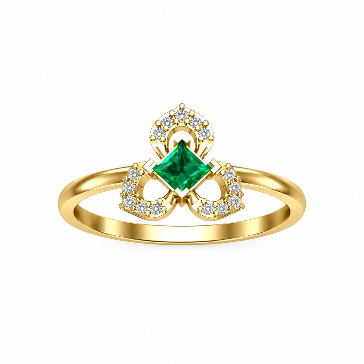 Verdant Tiara Stone Ring - view 1