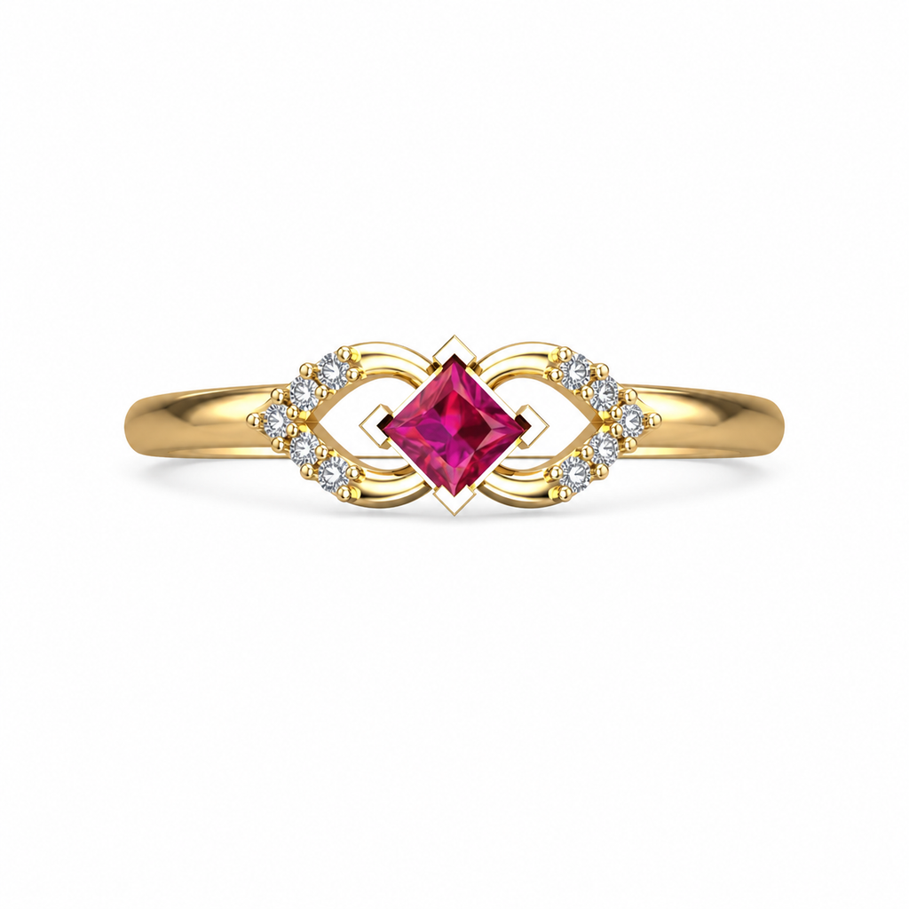 Blush Infinity Stone Ring - view 1