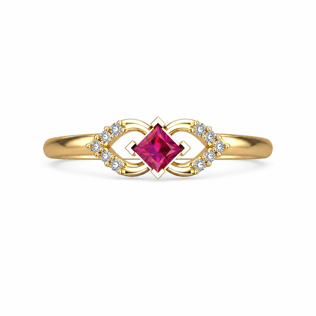 Blush Infinity Stone Ring - view 1