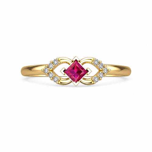 Blush Infinity Stone Ring - view 1