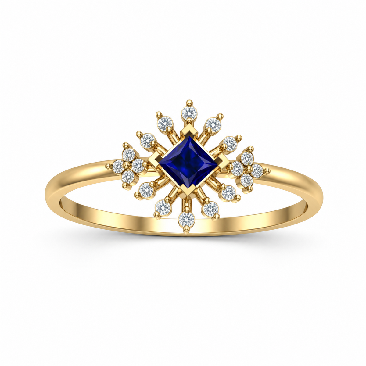 Midnight Starburst Stone Ring - view 1