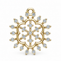 Grand Starburst Rosette Diamond Pendant