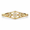 Open Marquise Diamond Ring - product view