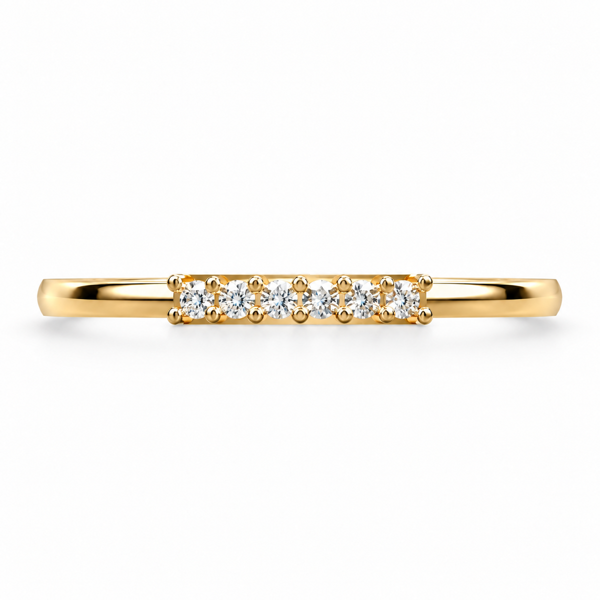 Five-Stone Diamond Band Ring - product view